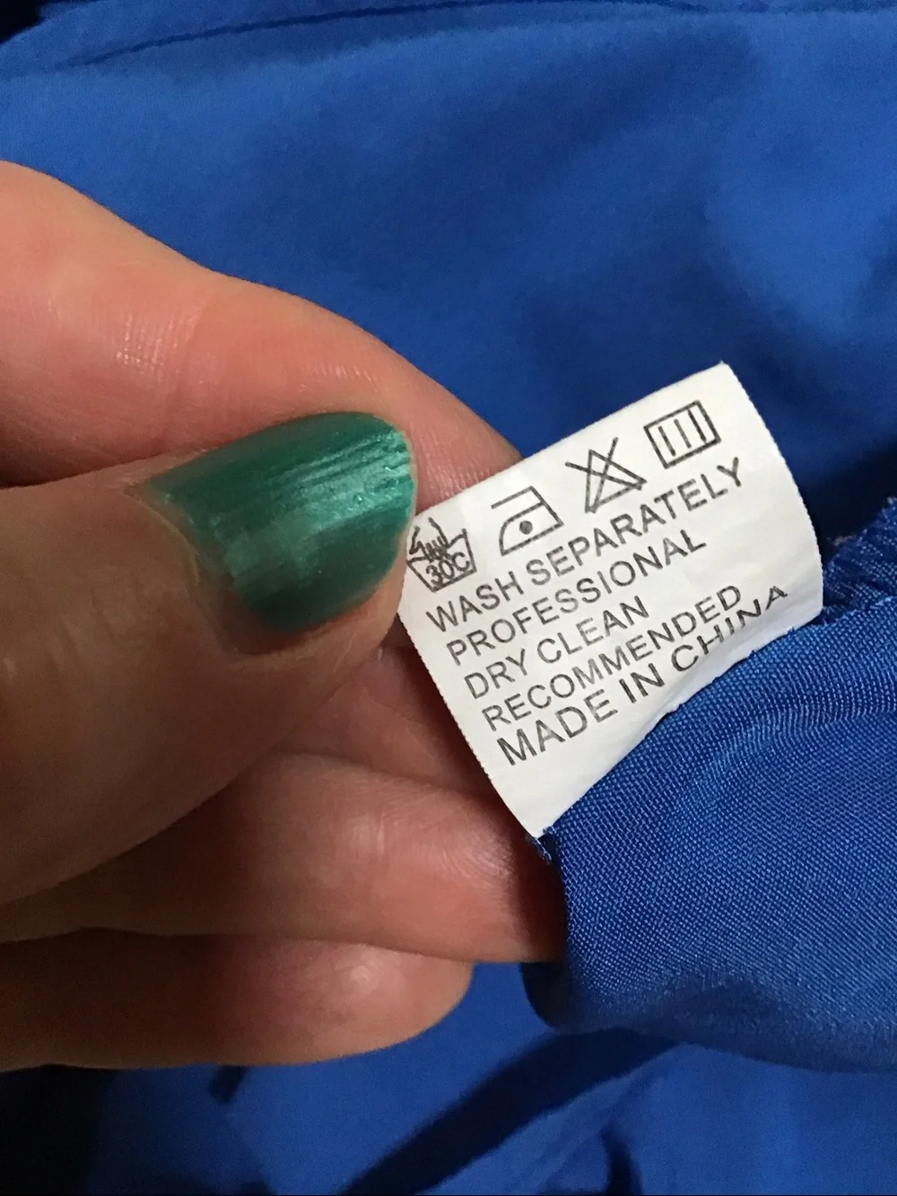 Women’s Royal Blue Jewel Tone Long Sleeve VNeck Blouse Shirred Puff Sleeve XXL